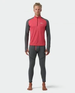 Stio Men's Basis Power Wool™ Zip Neck -Deals STIO Store M Basis Power Wool Zip Neck Risk Red 4 24869a84 c6d0 47fd 8a08 9d796ed2034e