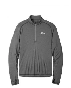 Stio Men's Basis Power Wool™ Zip Neck -Deals STIO Store M Basis Powerwool Half Zip Boundary Black 5b95c50a db59 408b 82bb ddcdd0d36618