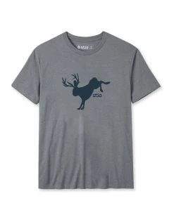 Stio Men's Bucking Jackalope Tee -Deals STIO Store M Bucking Jack Stone