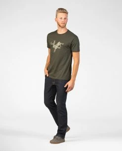 Stio Men's Bucking Jackalope Tee -Deals STIO Store M Bucking Jackalope Tee Dark Green 1 a0470717 f217 4762 a756 42a7616f73a0