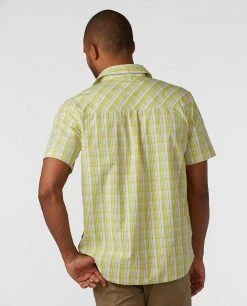 Stio Men's Curtis Camp Shirt SS -Deals STIO Store M Curtis Camp Shirt SS Forage Green Plaid 2