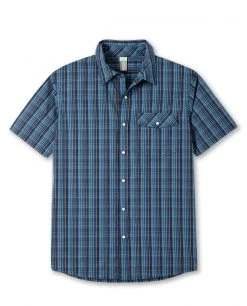 Stio Men's Curtis Camp Shirt SS -Deals STIO Store M Curtis Camp Shirt SS Mountian Shadow Plaid