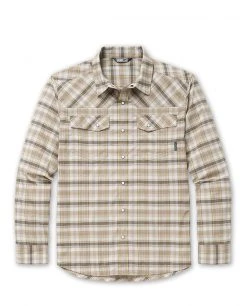 Stio Men's Eddy Shirt LS 36 Stio Men's Eddy Shirt LS -Deals STIO Store M Eddy Shirt LS Topo Tan Plaid