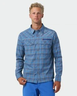 Stio Men's Eddy Slope Shirt 34 Stio Men's Eddy Slope Shirt -Deals STIO Store M Eddy Slope Shirt Alpine Lake Plaid 1