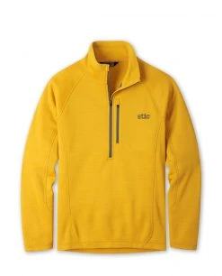 Stio Men's Gannett Peak Fleece Half Zip -Deals STIO Store M Gannett Peak Half Zip Pollen