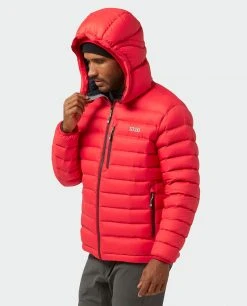 Stio Men's Hometown Down Hooded Jacket -Deals STIO Store M Hometown Down Hooded Jacket Risk Red 3
