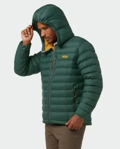 Stio Men's Hometown Down Hooded Jacket -Deals STIO Store M Hometown Down Hooded Jacket Treeline Green 2