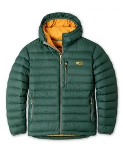 Stio Men's Hometown Down Hooded Jacket -Deals STIO Store M Hometown Down Hooded Jacket Treeline Green