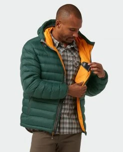 Stio Men's Hometown Down Hooded Jacket -Deals STIO Store M Hometown Down Hooded Jacket Treeline Green 3