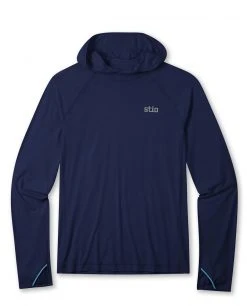 Stio Men's Hylas Hooded Pullover -Deals STIO Store M Hylas Pullover Maritime Blue