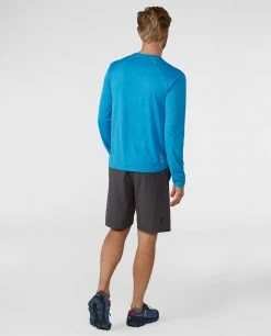 Stio Men's Icefloe Tech Tee LS -Deals STIO Store M Icefloe Tech Tee LS Rapid Blue 4