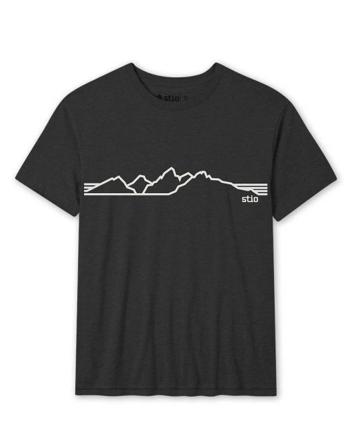 Stio Men's Teton Elevations Tee -Deals STIO Store M Linear Teton Tee Charcoal Heather 895c2391 861a 4849 8930 b6441c3de32e