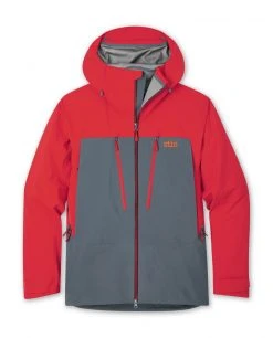 Stio Men's Objective Pro Jacket -Deals STIO Store M Objective Jacket Risk Red Stormy Weather