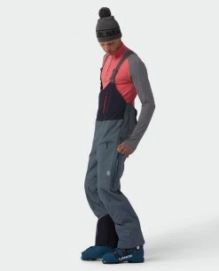 Stio Men's Objective Pro Bib -Deals STIO Store M Objective Pro Bib Stormy Weather 3