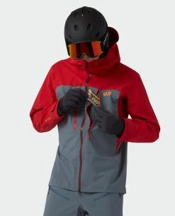 Stio Men's Objective Pro Jacket -Deals STIO Store M Objective Pro Jacket Risk Red Stormy Weather 2