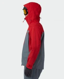 Stio Men's Objective Pro Jacket -Deals STIO Store M Objective Pro Jacket Risk Red Stormy Weather 6