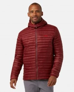 Stio Men's Pinion Down Hooded Jacket -Deals STIO Store M Pinion Down Hooded Jacket Roasted Beet 1