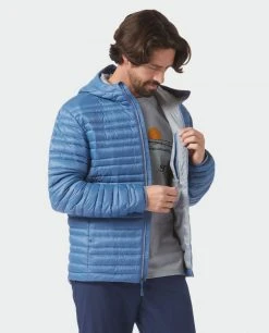 Stio Men's Pinion Down Hooded Jacket -Deals STIO Store M Pinion Hooded Down Jacket Sturdy Blue 6 Top