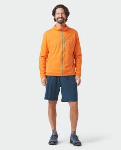 Stio Men's Second Light Windshell -Deals STIO Store M Second Light Windshell Orange Peel 1 Full