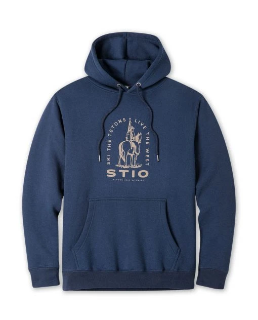 Stio Men's Ski The Tetons Hoodie -Deals STIO Store M Ski The Tetons Hoodie Navy