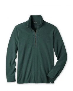 Stio Men's Turpin Fleece Half Zip -Deals STIO Store M Turpin Fleece Half Zip Treeline Green Heather