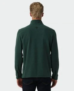 Stio Men's Turpin Fleece Half Zip -Deals STIO Store M Turpin Fleece Half Zip Treeline Green Heather 3