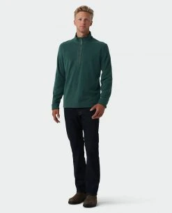 Stio Men's Turpin Fleece Half Zip -Deals STIO Store M Turpin Fleece Half Zip Treeline Green Heather 4