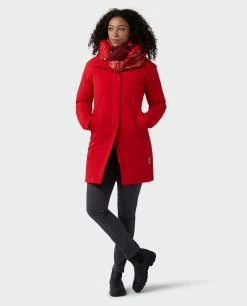 Stio Unisex Hometown Down Scarf -Deals STIO Store U Hometown Down Scarf Risk Red Marble Print 1