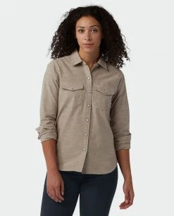 Stio Women's Ashton Chambray Shirt -Deals STIO Store W Ashton Chambray Shirt Rodeo Dust Chambray 1