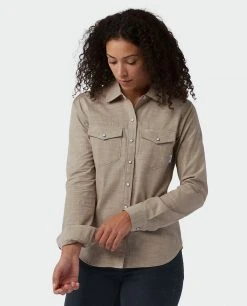 Stio Women's Ashton Chambray Shirt -Deals STIO Store W Ashton Chambray Shirt Rodeo Dust Chambray 2