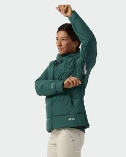 Stio Women's Colter INFINIUM™ Down Jacket -Deals STIO Store W Colter Infinium Down Jacket Treeline Green 3