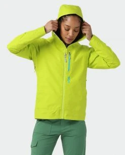 Stio Women's Ender PACLITE® Hooded Jacket -Deals STIO Store W Ender Paclite Hooded Jacket Lime Zest 5 Top