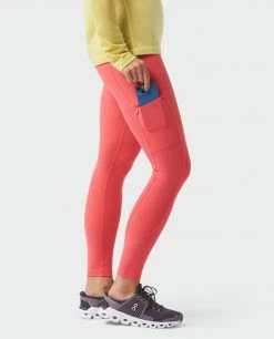 Stio Women's Glide High Rise Tech Tight -Deals STIO Store W Glide Tech Tight Azalea Bloom 6 Bottom