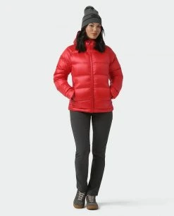 Stio Women's Hometown Down Hooded Jacket 76 Stio Women's Hometown Down Hooded Jacket -Deals STIO Store W Hometown Down Hooded Jacket Risk Red 4