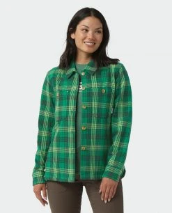 Stio Women's Hutkeeper Flannel Shirt -Deals STIO Store W Hutkeeper Flannel Shirt Herbage Plaid 1
