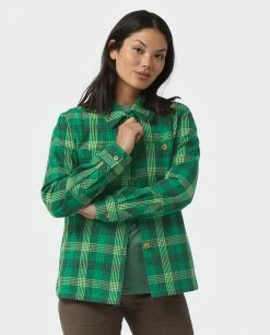 Stio Women's Hutkeeper Flannel Shirt -Deals STIO Store W Hutkeeper Flannel Shirt Herbage Plaid 2