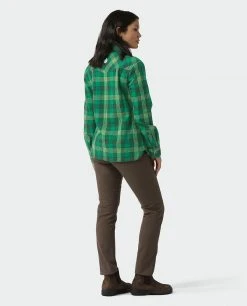 Stio Women's Hutkeeper Flannel Shirt -Deals STIO Store W Hutkeeper Flannel Shirt Herbage Plaid 5