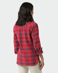 Stio Women's Hutkeeper Flannel Shirt -Deals STIO Store W Hutkeeper Flannel Shirt Pink Elation Plaid 3