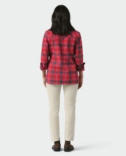 Stio Women's Hutkeeper Flannel Shirt -Deals STIO Store W Hutkeeper Flannel Shirt Pink Elation Plaid 5