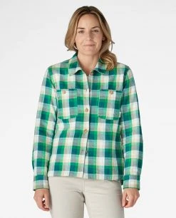 Stio Women's Hutkeeper Flannel Shirt -Deals STIO Store W Hutkeeper Wetland Plaid 1 61973177 ed70 43e2 8a55 dae34aefd9c2