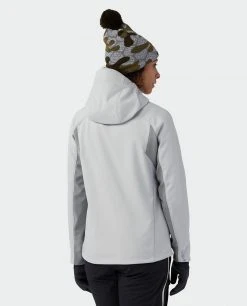 Stio Women's Millibar WINDSTOPPER® Hooded Jacket -Deals STIO Store W Millibar Windstopper Hooded Jacket Quiet Gray 11