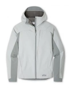 Stio Women's Millibar WINDSTOPPER® Hooded Jacket -Deals STIO Store W Millibar Windstopper Hooded Jacket Quite Gray