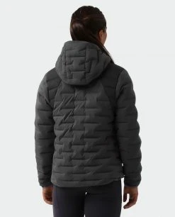 Stio Women's Skillet Stretch Down Hooded Jacket -Deals STIO Store W Skillet Stretch Down Hooded Jacket Boundary Black 4