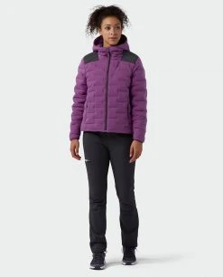 Stio Women's Skillet Stretch Down Hooded Jacket -Deals STIO Store W Skillet Stretch Down Hooded Jacket Dark Amethyst 8